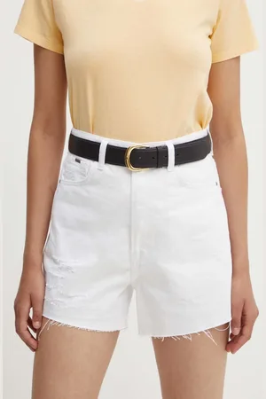 Pepe Jeans Džínové šortky A-LINE SHORT UHW dámské, barva, hladké, high waist, PL801112TC1