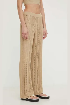 By Malene Birger Kalhoty dámské, barva, široké, high waist