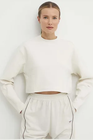 Reebok Mikina Active Collective dámská, barva, hladká, 100076297