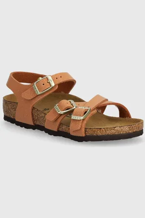 Birkenstock Dětské kožené sandály Kumba Kids BFBC barva