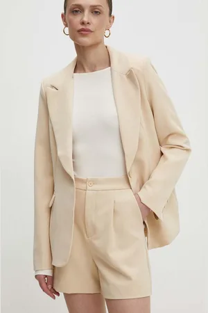 ANSWEAR Kraťasy dámské, barva, hladké, high waist