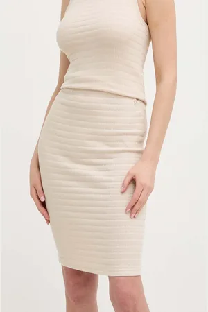 Guess Sukně DENISA barva, midi, pouzdrová, W4GD0S KC790