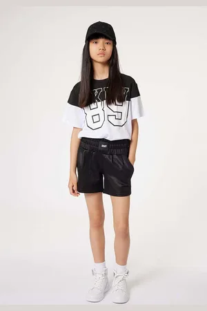 DKNY Dětské kraťasy barva, hladké