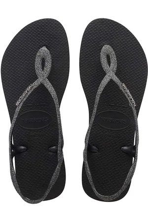 Havaianas Dětské sandály LUNA PREMIUMI BLACK barva