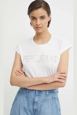 Pepe Jeans Bavlněné tričko LILITH barva, PL505837