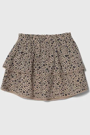 Benetton Dětská sukně barva, mini, áčková