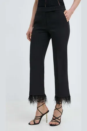 Michael Kors Kalhoty dámské, barva, jednoduché, high waist