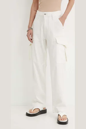 G-Star Kalhoty dámské, barva, jednoduché, high waist, D24598-D454
