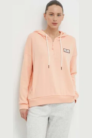 Rip Curl Mikina dámská, barva, s kapucí, s aplikací