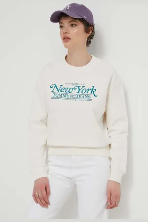 Tommy Hilfiger Bavlněná mikina dámská, barva, s aplikací, DW0DW17786