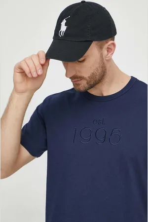 Liu Jo Bavlněné tričko tmavomodrá barva, s aplikací