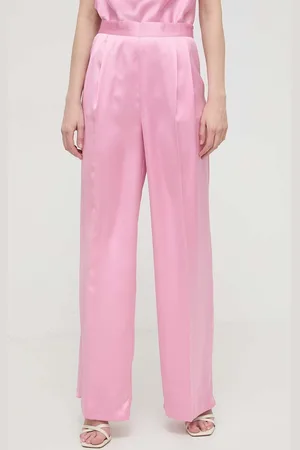 Twin-Set Kalhoty dámské, barva, široké, high waist