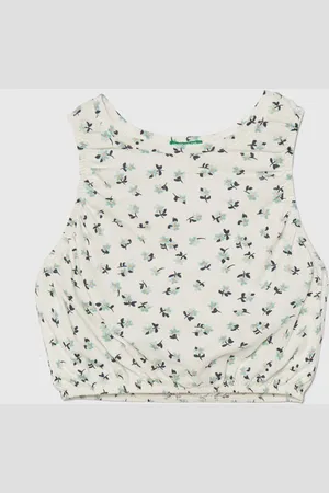 Benetton Dětský bavlněný top barva