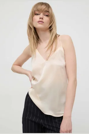 IRO Hedvábná halenka barva, hladká