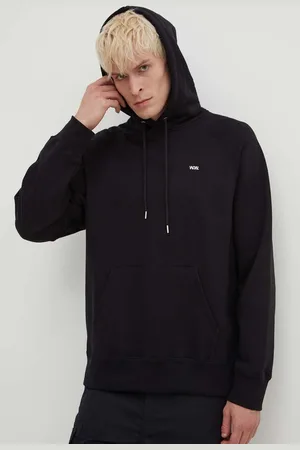 WoodWood Bavlněná mikina Essential Fred Classic Hoodie pánská, barva, s kapucí, hladká, 20005602.2493