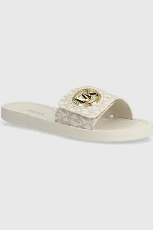 Michael Kors Pantofle MK Charm Slide dámské, barva, 40R4MKFA1B
