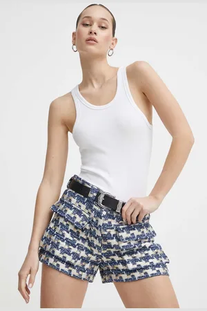 IRO Šortky z vlněné směsi vzorované, medium waist