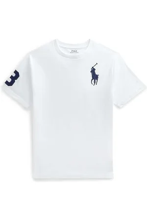 Ralph Lauren Dětské bavlněné tričko barva, s potiskem, 323832907037