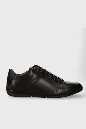 HUGO BOSS Kožené tenisky Saturn barva, 50498282