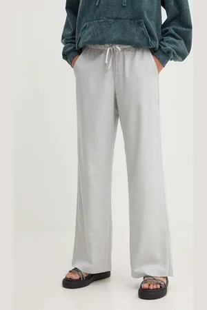 Hollister Kalhoty dámské, barva, jednoduché, high waist