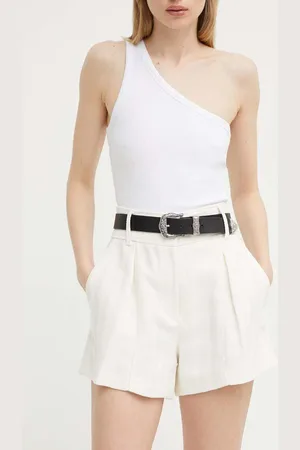 IRO Kraťasy dámské, barva, hladké, high waist
