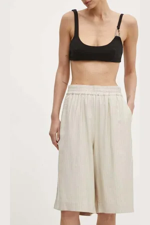 Gestuz Kraťasy dámské, barva, vzorované, high waist, 10909086