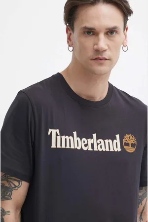 Timberland Bavlněné tričko barva, s potiskem, TB0A5UPQ0011