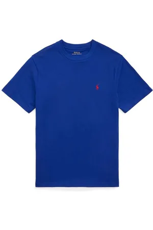 Ralph Lauren Dětské bavlněné tričko tmavomodrá barva, 323832904096