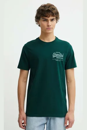 Superdry Tričko barva, s potiskem, M1011979A-9VK