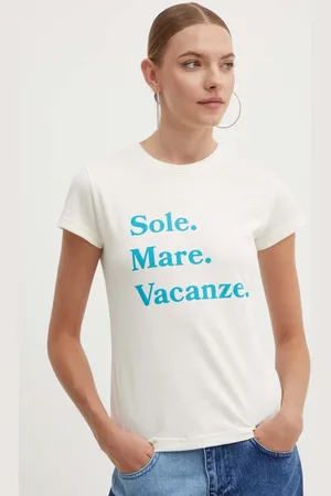 Drivemebikini Bavlněné tričko Sole Mare Vacanze barva