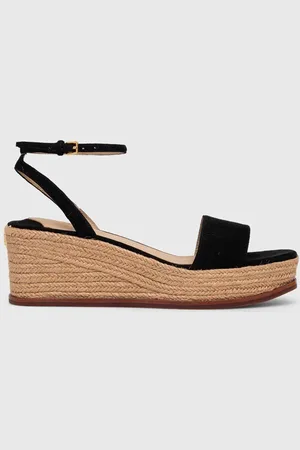 Ralph Lauren Semišové sandály Leona barva, 8029200000000000