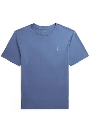 Ralph Lauren Dětské bavlněné tričko tmavomodrá barva, 323832904154