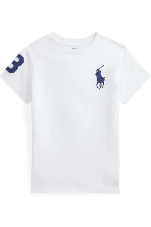 Ralph Lauren Dětské bavlněné tričko barva, s potiskem, 322832907037
