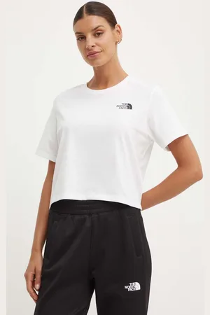 The North Face Tričko W Simple Dome Cropped Slim Tee barva, NF0A87U4FN41