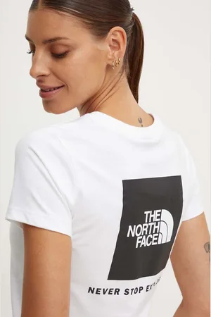 The North Face Bavlněné tričko W S/S Redbox Slim Tee barva, NF0A87NMFN41