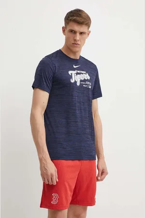 Nike Tričko Detroit Tigers tmavomodrá barva, s potiskem
