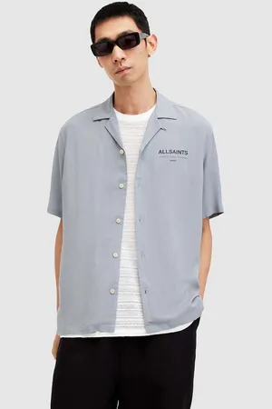AllSaints Košile ACCESS SS SHIRT pánská, barva, relaxed, M064SA