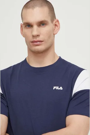 Fila Bavlněné tričko Tsingoni tmavomodrá barva, FAM0629