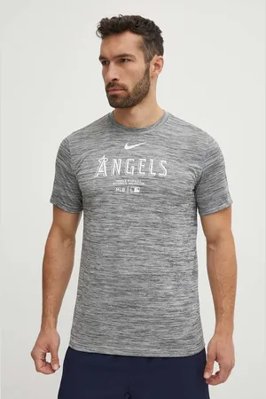 Nike Tričko Los Angeles Angels barva, s potiskem
