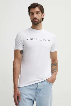 Karl Lagerfeld Tričko černá barva, s potiskem, 542221.755053
