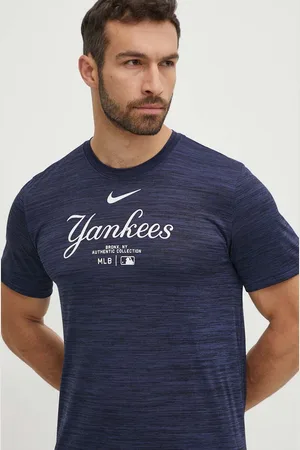Nike Tričko New York Yankees tmavomodrá barva, s potiskem