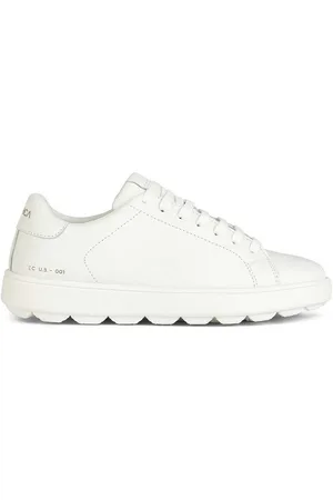 Geox Kožené tenisky D SPHERICA ECUB-1 barva, D45WEB 00085 C1000