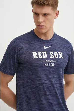 Nike Tričko Boston Red Sox tmavomodrá barva, s potiskem