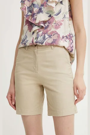 GANT Kraťasy dámské, barva, hladké, medium waist, 4020078