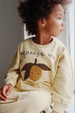 Konges Sløjd Dětská mikina LOU SWEATSHIRT barva, s aplikací
