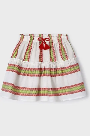 Mayoral Dětská sukně barva, mini, áčková