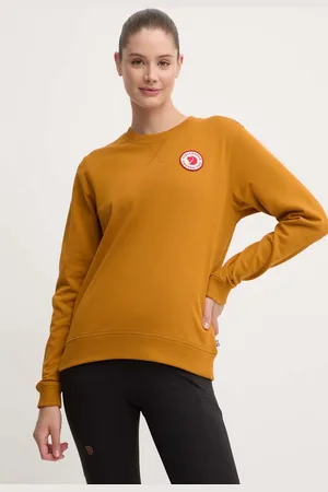 Fjällräven Bavlněná mikina 1960 Logo dámská, barva, s aplikací