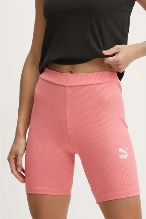 PUMA Kraťasy dámské, barva, s aplikací, high waist, 624267