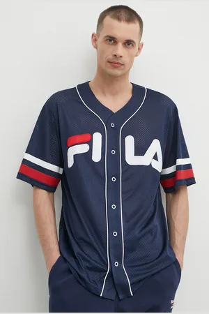 Fila Tričko Lashio tmavomodrá barva, s aplikací, FAM0652