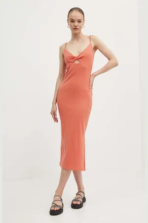 Roxy Šaty Wavey Lady barva, midi, ERJKD03469